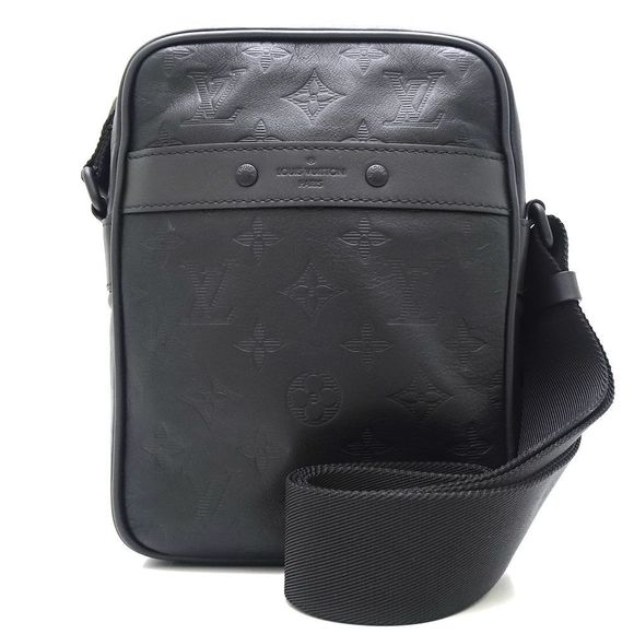 Louis Vuitton Monogram Shadow Danube Noir Shoulder Bag - Picture 1 of 8